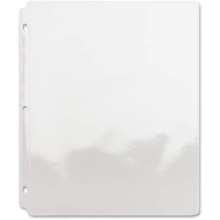 Sparco Top-Loading Vinyl Sheet Protectors, 3-Hole Punched, Letter Size, Clear, PK50 SPR73907